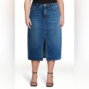 Sofia Jeans Denim Pencil Skirt 18 NWT